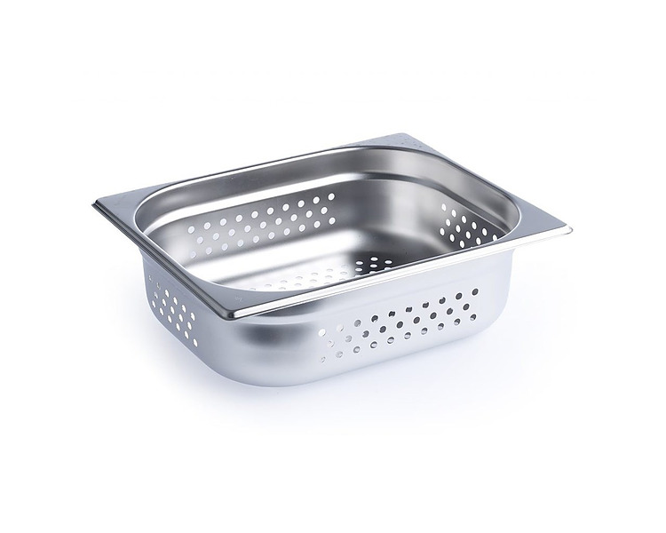 Steam Pan Anti Jam 1/2 100mm Perforated 12/Ctn