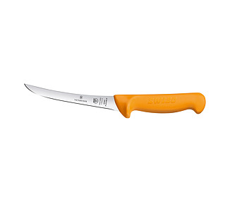 Yellow Victorinox Swibo Boning Knife Curved Wide Blade 16cm 