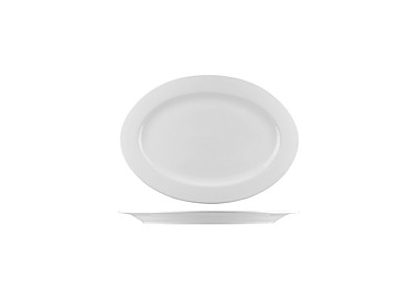 Bistro Oval Plate 210 x 150mm 36/Ctn