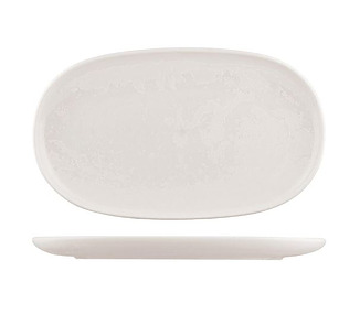 Moda Snow Oval Coupe Plate 355 x 215mm 6/Pkt