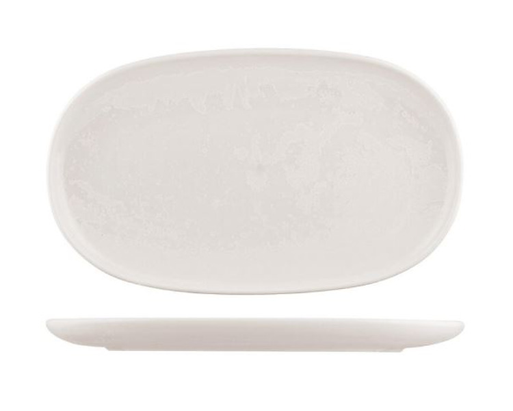 Moda Snow Oval Coupe Plate 355 x 215mm 6/Pkt