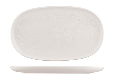 Moda Snow Oval Coupe Plate 355 x 215mm 6/Pkt