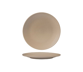 Zuma Sand Ribbed Plate 210mm 6/Pkt