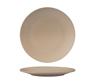 Zuma Sand Ribbed Plate 265mm 6/Pkt