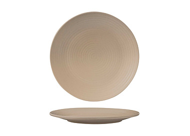 Zuma Sand Ribbed Plate 265mm 6/Pkt