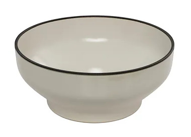 Luzerne Mod Round Bowl Dusted White 212mm 3/Pkt