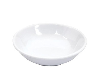 White Melamine Sauce Dish 95mm 24/Pkt