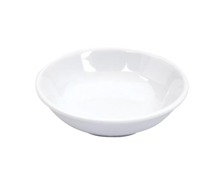 White Melamine Sauce Dish 95mm 24/Pkt