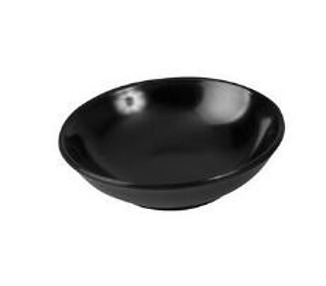 Black Melamine Sauce Dish 95mm 24/Pkt