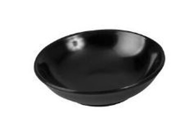 Black Melamine Sauce Dish 95mm 24/Pkt