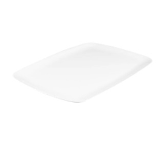 White Melamine Rectangular Coupe Platter 485 x 355mm 6/Pkt