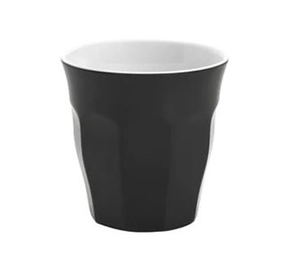 Black Melamine Tumbler 300ml 6/Pkt