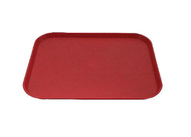 Red Fast Food Tray 350 x 450mm 12/Ctn