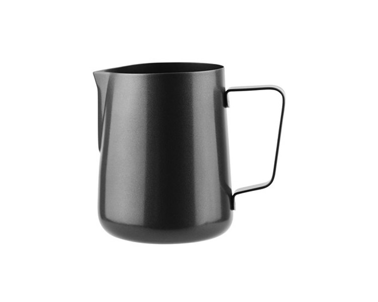 Black Milk Frothing Jug 400ml 12/Pkt