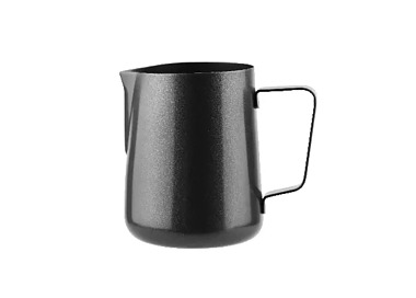 Black Milk Frothing Jug 600ml 12/Pkt