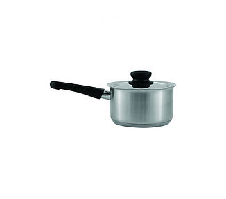 Stainless Steel Saucepan With Cover & Bakelite Handle 1.0L 140mm 4/Ctn