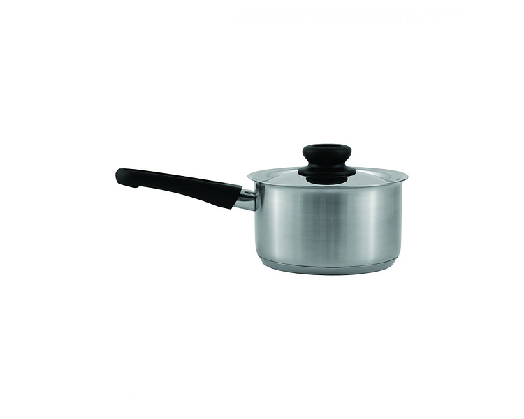 Stainless Steel Saucepan With Cover & Bakelite Handle 1.0L 140mm 4/Ctn