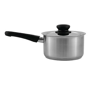 Stainless Steel Saucepan With Cover & Bakelite Handle 2.5L 180mm 4/Ctn