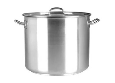 Stainless Steel Stockpot With Cover 36.5L 2/Ctn