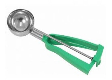 Icecream Scoop No. 12 W/Green Handle 6/Pkt