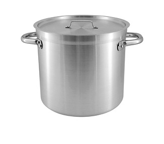 Stainless Steel Pujadas Stockpot With Cover 400 x 400mm 50L