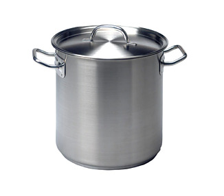 Stainless Steel Pujadas Stockpot With Cover 500 x 500mm 98L
