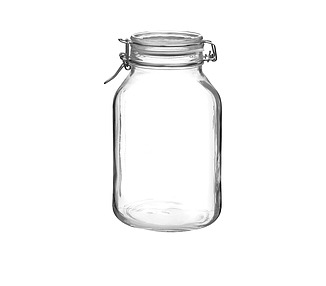 Jar Fido Terrine Clear Lid 3L 6/Ctn