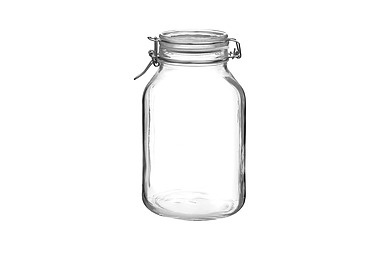 Jar Fido Terrine Clear Lid 3L 6/Ctn