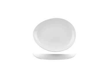 Bistro Egg Shape Plate/Bowl 269 x 223mm 18/Ctn