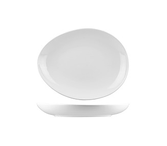 Bistro Egg Shape Plate/Bowl 339 x 271mm 6/Ctn