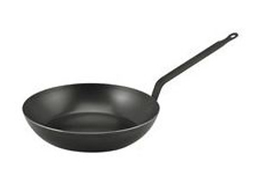 Frypan Blue Steel 240 x 50mm 12/Ctn