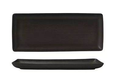 Zuma Charcoal Share Platter 335 x 140mm 6/Pkt