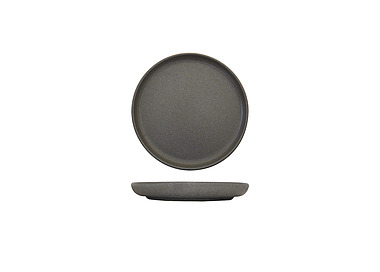 Eclipse Uno Dark Grey Round Plate 175mm 6/Ctn
