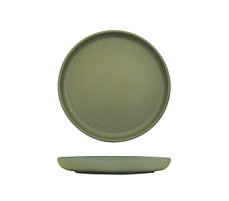 Eclipse Uno Green Round Plate 220mm 6/Ctn